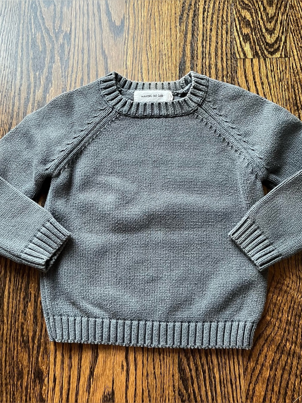 Kids Grey Cotton Sweater (90cm 2Y)